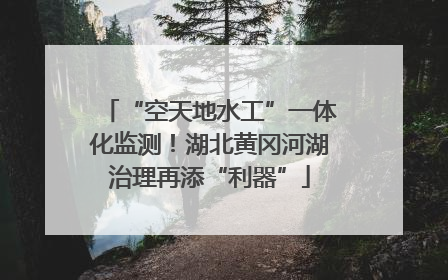 “空天地水工”一体化监测！湖北黄冈河湖治理再添“利器”