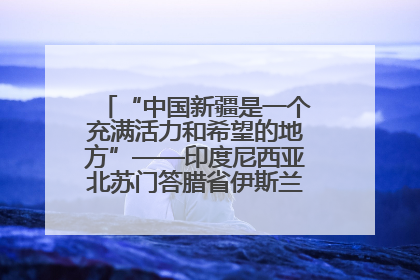 “中国新疆是一个充满活力和希望的地方”——印度尼西亚北苏门答腊省伊斯兰教代表团参访新疆