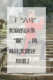 “六马”奖励的这条“腿”，风味比奖牌还厚重