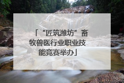 “匠筑潍坊”畜牧兽医行业职业技能竞赛举办