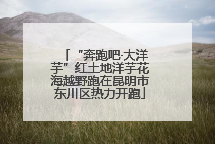 “奔跑吧·大洋芋”红土地洋芋花海越野跑在昆明市东川区热力开跑