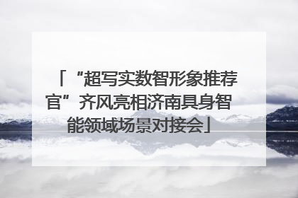 “超写实数智形象推荐官”齐风亮相济南具身智能领域场景对接会