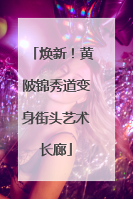 焕新！黄陂锦秀道变身街头艺术长廊