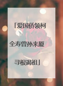 爱国侨领柯全寿曾孙来厦寻根谒祖