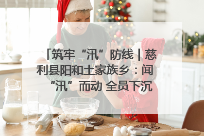 筑牢“汛”防线｜慈利县阳和土家族乡：闻“汛”而动 全员下沉筑牢防汛“安全堤”