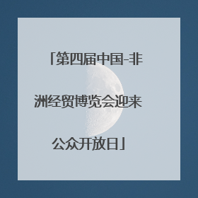 第四届中国-非洲经贸博览会迎来公众开放日