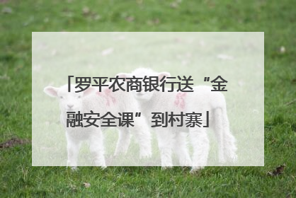罗平农商银行送“金融安全课”到村寨