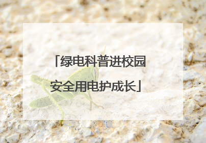 绿电科普进校园 安全用电护成长