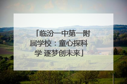 临汾一中第一附属学校：童心探科学 逐梦创未来
