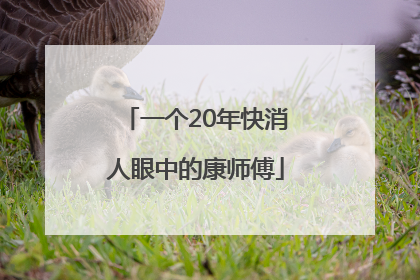 一个20年快消人眼中的康师傅