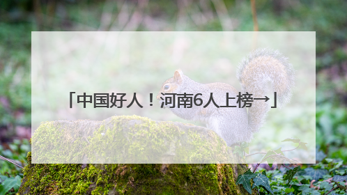 中国好人！河南6人上榜→