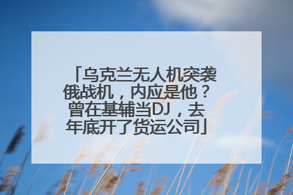 乌克兰无人机突袭俄战机，内应是他？曾在基辅当DJ，去年底开了货运公司