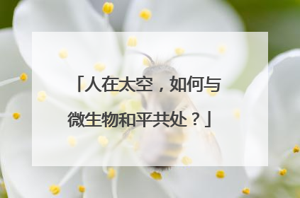 人在太空，如何与微生物和平共处？