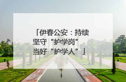 伊春公安：持续坚守“护学岗” 当好“护学人”