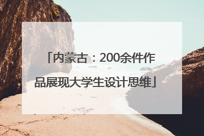 内蒙古：200余件作品展现大学生设计思维