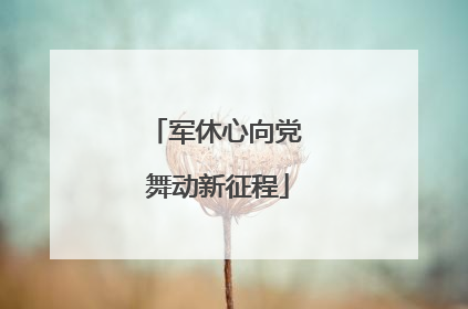 军休心向党 舞动新征程
