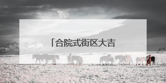 合院式街区大吉巷今天亮相！吸引大批市民涌入