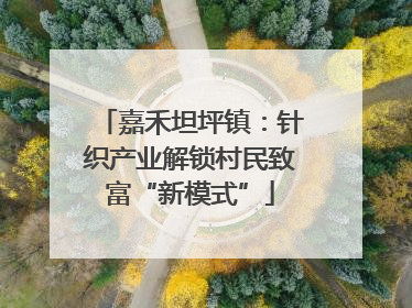 嘉禾坦坪镇：针织产业解锁村民致富“新模式”