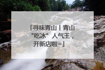寻味青山丨青山“吃冰”人气王，开新店啦~