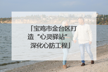 宝鸡市金台区打造“心灵驿站” 深化心防工程