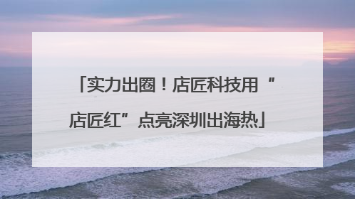 实力出圈！店匠科技用“店匠红”点亮深圳出海热