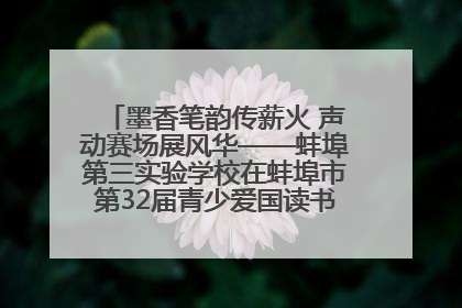 墨香笔韵传薪火 声动赛场展风华——蚌埠第三实验学校在蚌埠市第32届青少爱国读书赛中荣获佳绩