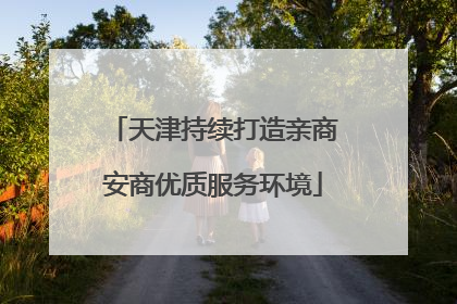 天津持续打造亲商安商优质服务环境