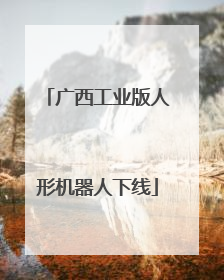 广西工业版人形机器人下线