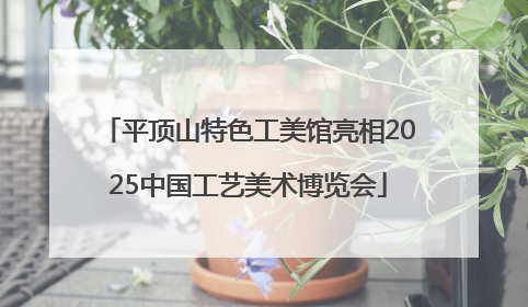 平顶山特色工美馆亮相2025中国工艺美术博览会