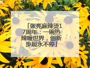 张亮麻辣烫17周年：一碗热辣暖世界，创新步履永不停