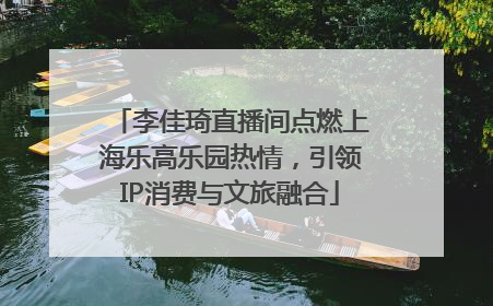 李佳琦直播间点燃上海乐高乐园热情，引领IP消费与文旅融合