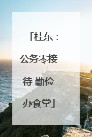 桂东：公务零接待 勤俭办食堂