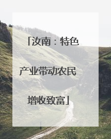 汝南：特色产业带动农民增收致富