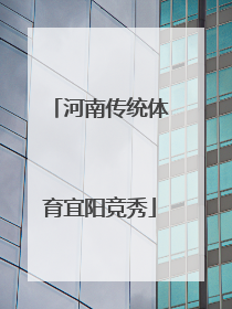 河南传统体育宜阳竞秀