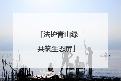 法护青山绿 共筑生态屏
