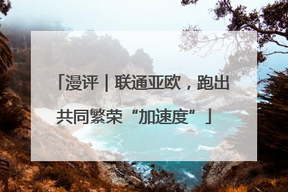 漫评｜联通亚欧，跑出共同繁荣“加速度”