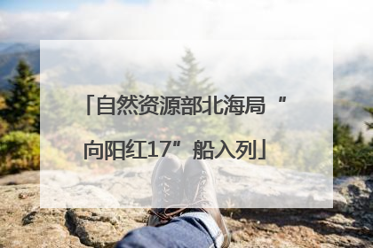 自然资源部北海局“向阳红17”船入列