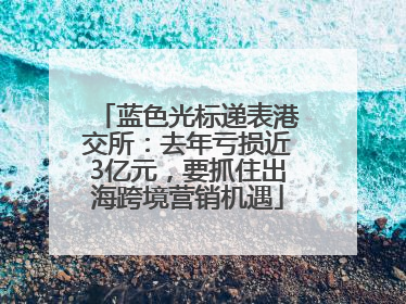 蓝色光标递表港交所：去年亏损近3亿元，要抓住出海跨境营销机遇