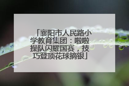 襄阳市人民路小学教育集团：啦啦操队闪耀国赛，技巧登顶花球摘银