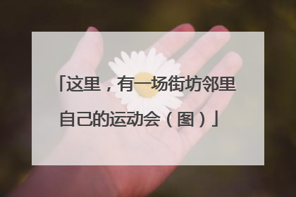 这里，有一场街坊邻里自己的运动会（图）