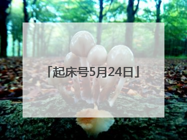 起床号5月24日