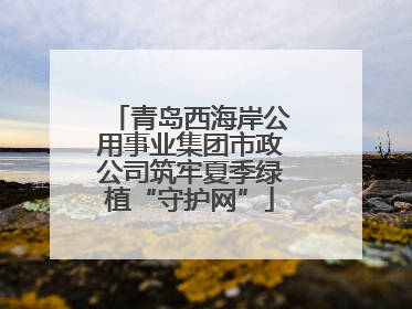 青岛西海岸公用事业集团市政公司筑牢夏季绿植“守护网”