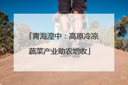 青海湟中：高原冷凉蔬菜产业助农增收
