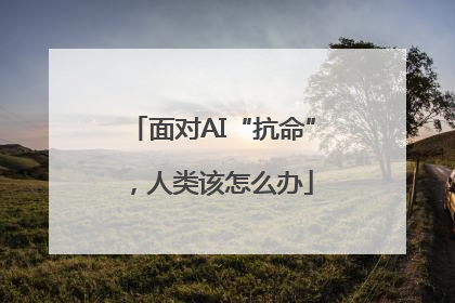 面对AI“抗命”，人类该怎么办