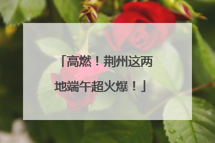 高燃！荆州这两地端午超火爆！
