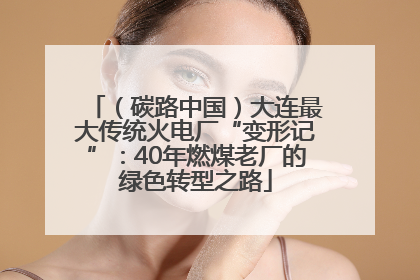 （碳路中国）大连最大传统火电厂“变形记”：40年燃煤老厂的绿色转型之路