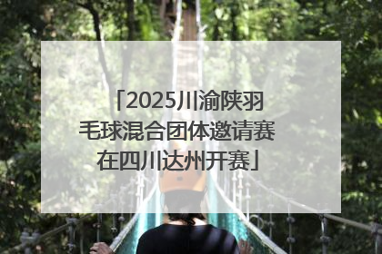 2025川渝陕羽毛球混合团体邀请赛在四川达州开赛