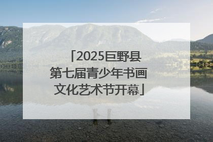 2025巨野县第七届青少年书画文化艺术节开幕