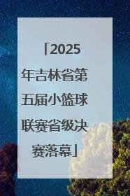 2025年吉林省第五届小篮球联赛省级决赛落幕