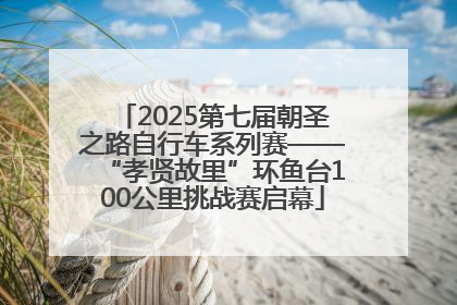 2025第七届朝圣之路自行车系列赛——“孝贤故里”环鱼台100公里挑战赛启幕